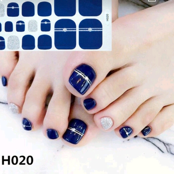 Blue Nail Wraps 3 for 15 or 10 for 25 - Picture 2 of 4